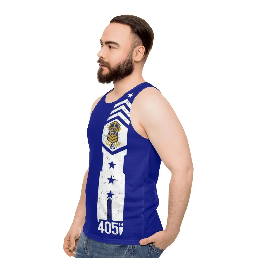 405th Midwest Regiment Unisex Halo Spartan Tank Top