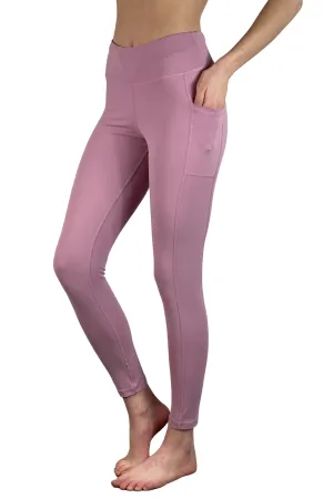 4202 - "On Cloud 9"  Cell Phone Pocket Legging/ Rose - FINAL SALE