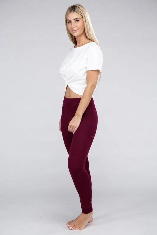 Active Workout Leggings Featuring Concealed Pockets