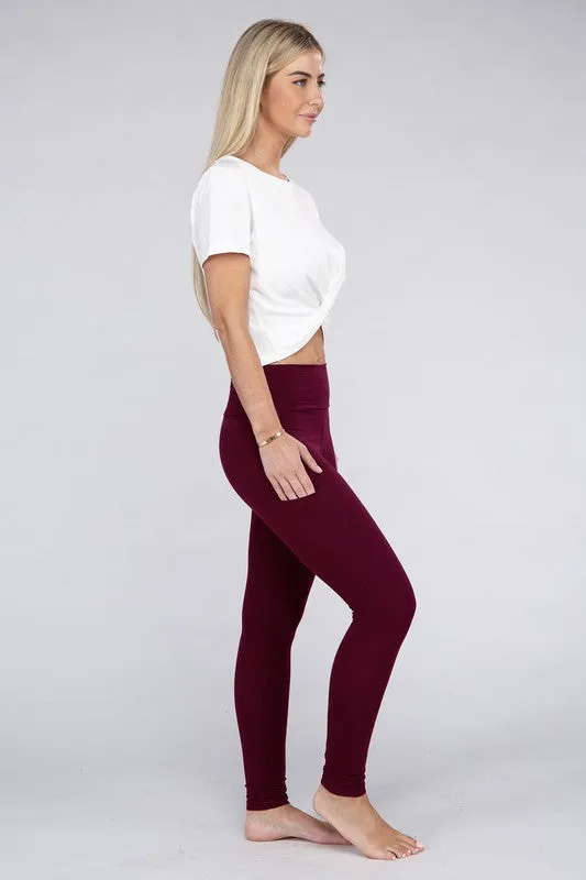 Active Workout Leggings Featuring Concealed Pockets
