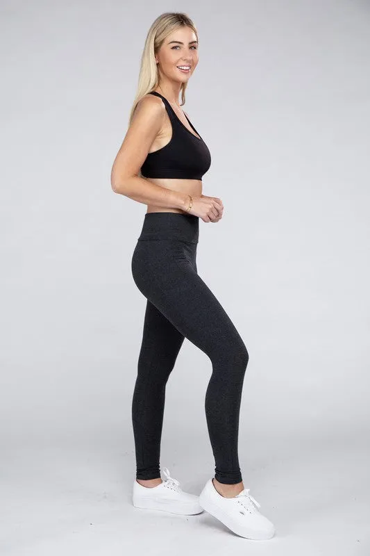 Active Workout Leggings Featuring Concealed Pockets