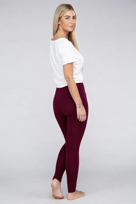 Active Workout Leggings Featuring Concealed Pockets