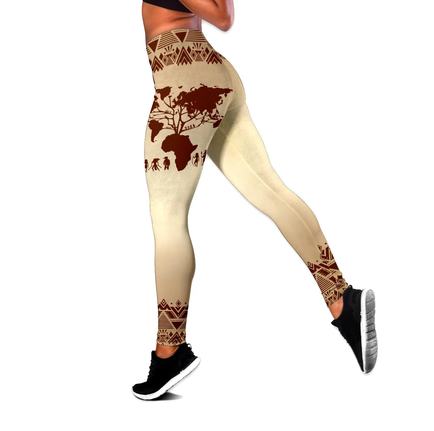 African Roots Legging & Tank top-ML
