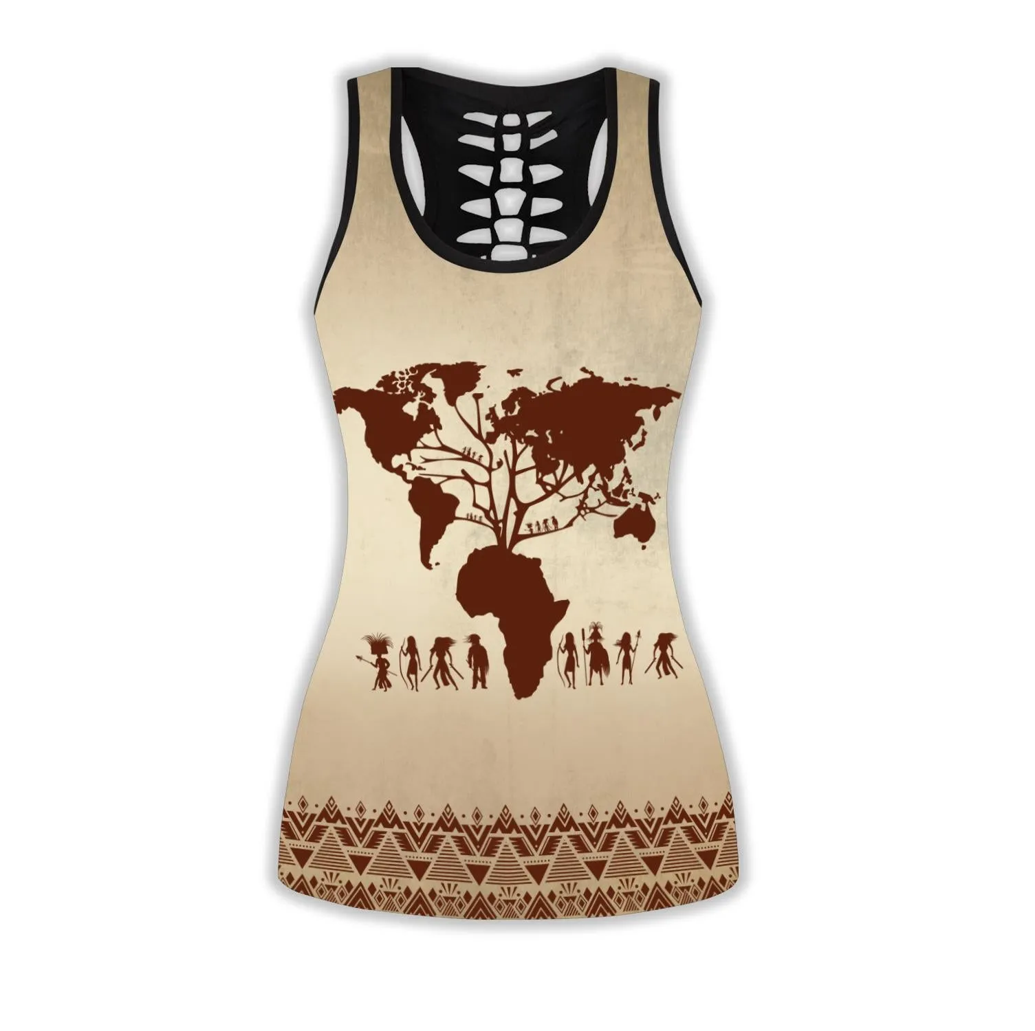 African Roots Legging & Tank top-ML
