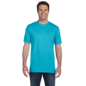 Anvil Men's Pool Blue Midweight T-Shirt