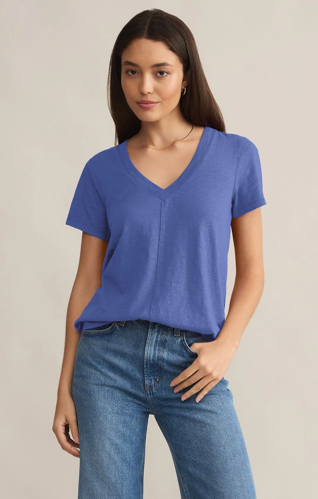 Asher V-neck Tee
