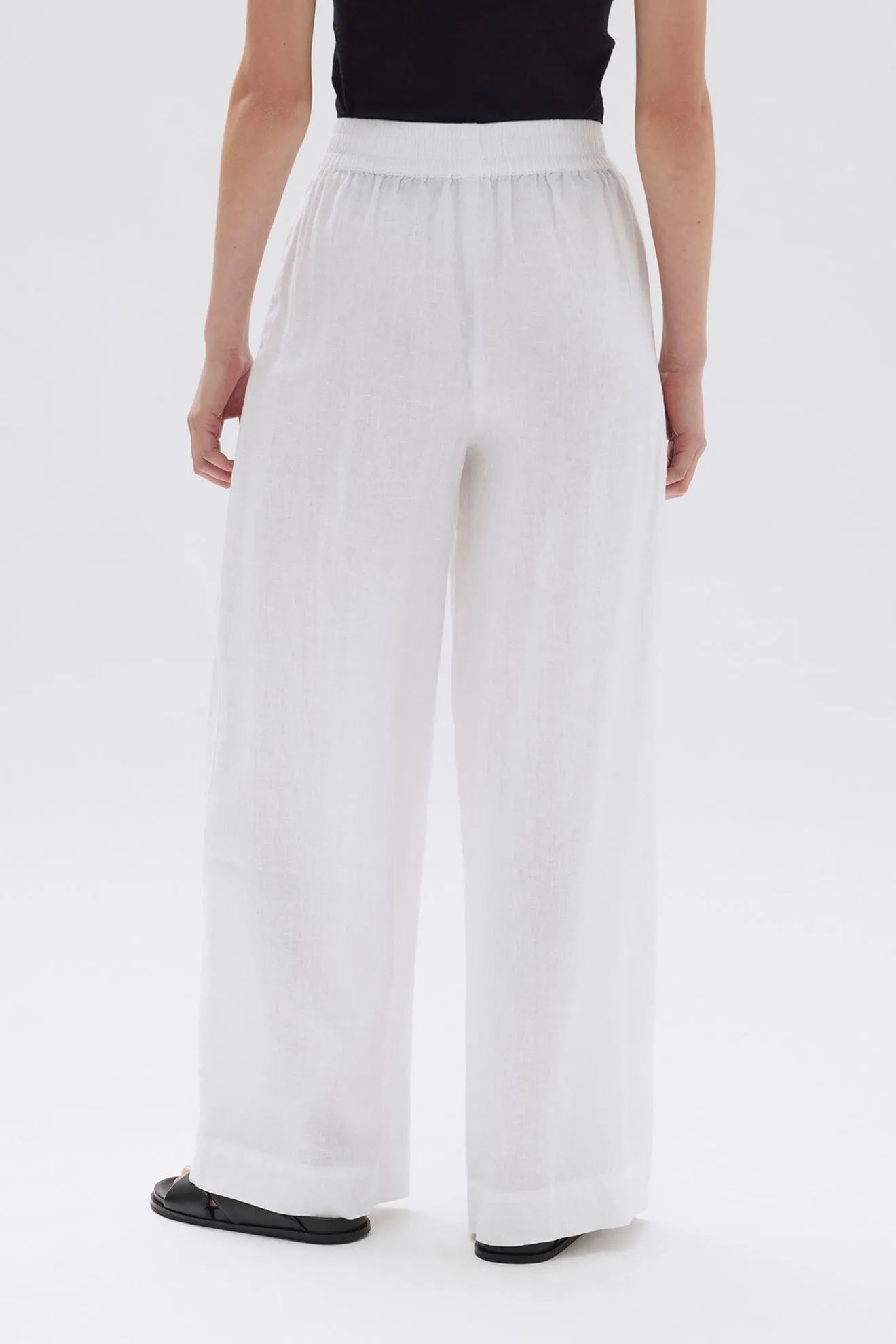 Assembly Label Nilsa Linen Pant - White