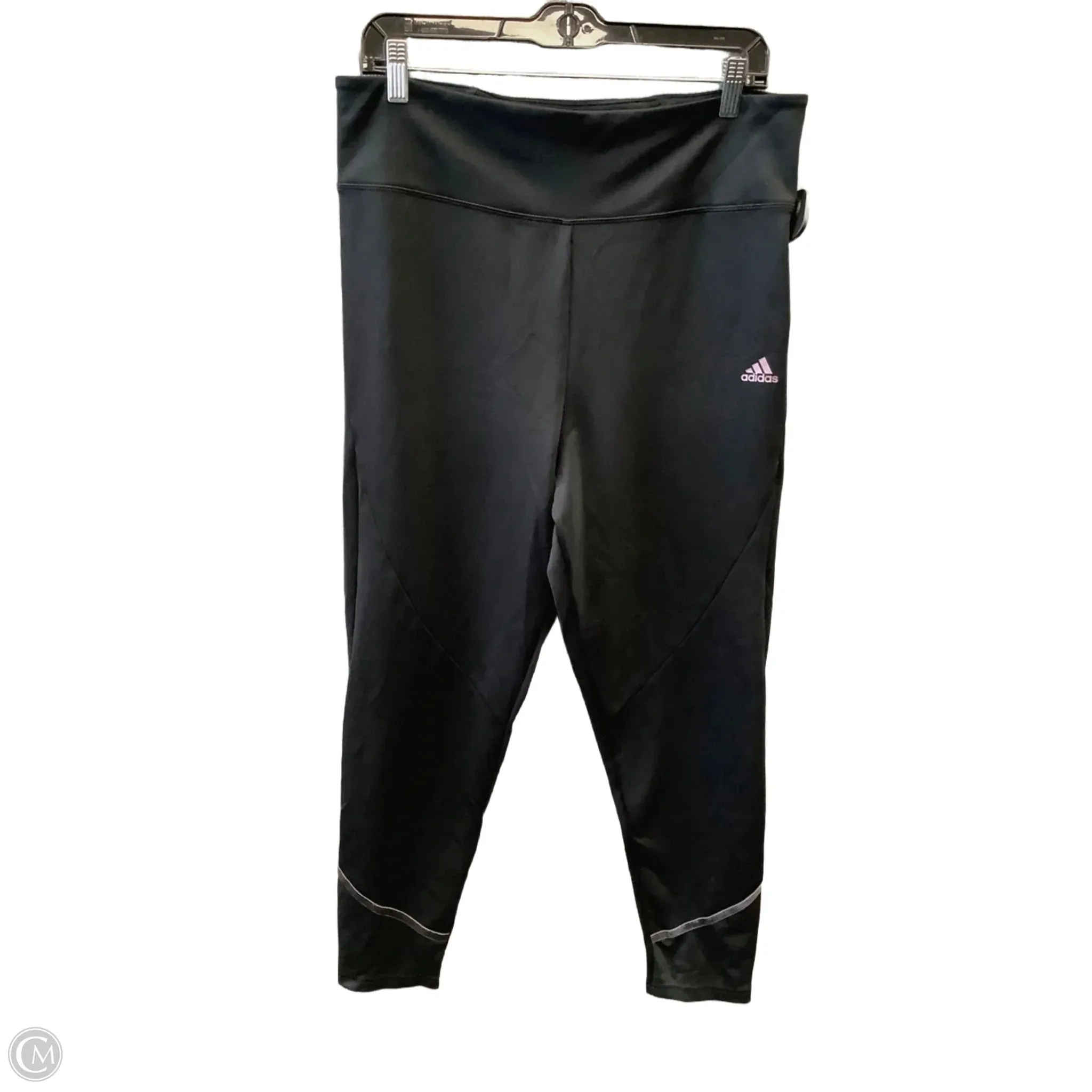 Athletic Leggings By Adidas In Black, Size: Xl