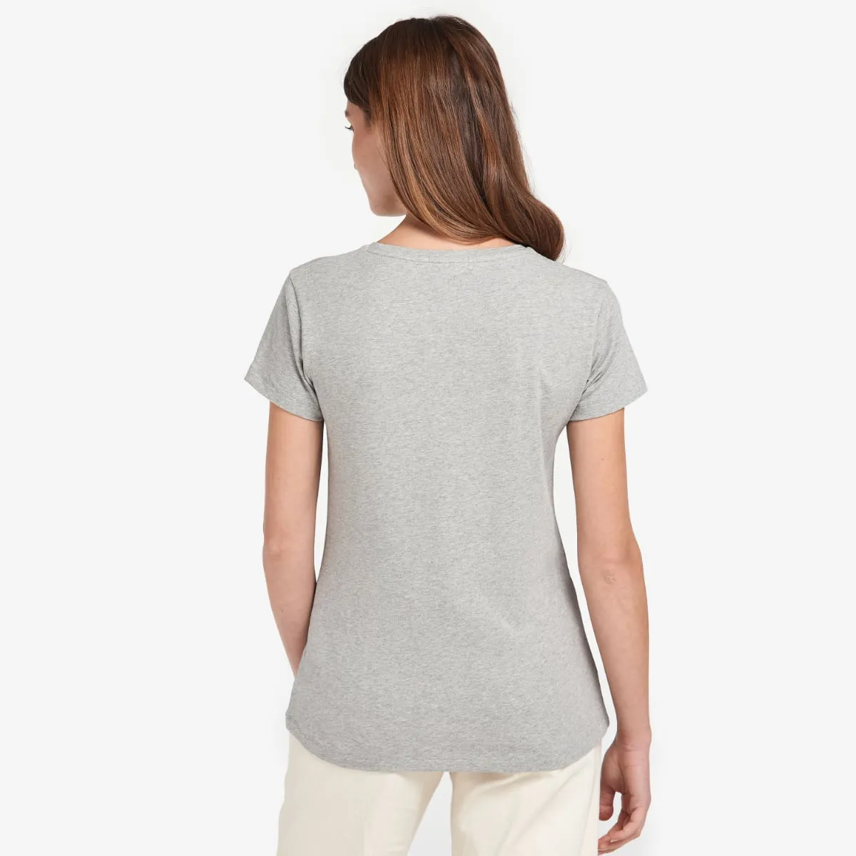 Barbour Merseyside Women's Tee | Light Grey