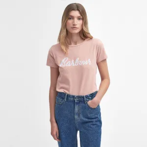 Barbour Otterburn Women's Tee | Misty Rose