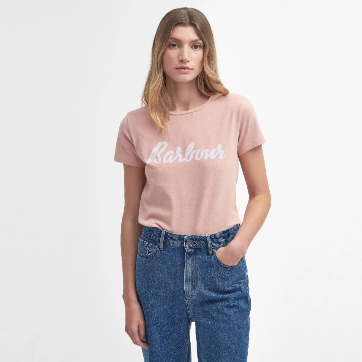 Barbour Otterburn Women's Tee | Misty Rose