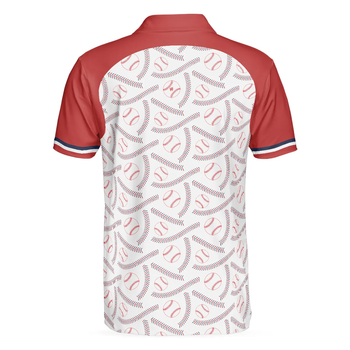 Baseball And Patriot Polo Shirt, Wide Waist Baseball Pattern Polo Shirt, Best Baseball Shirt For Men