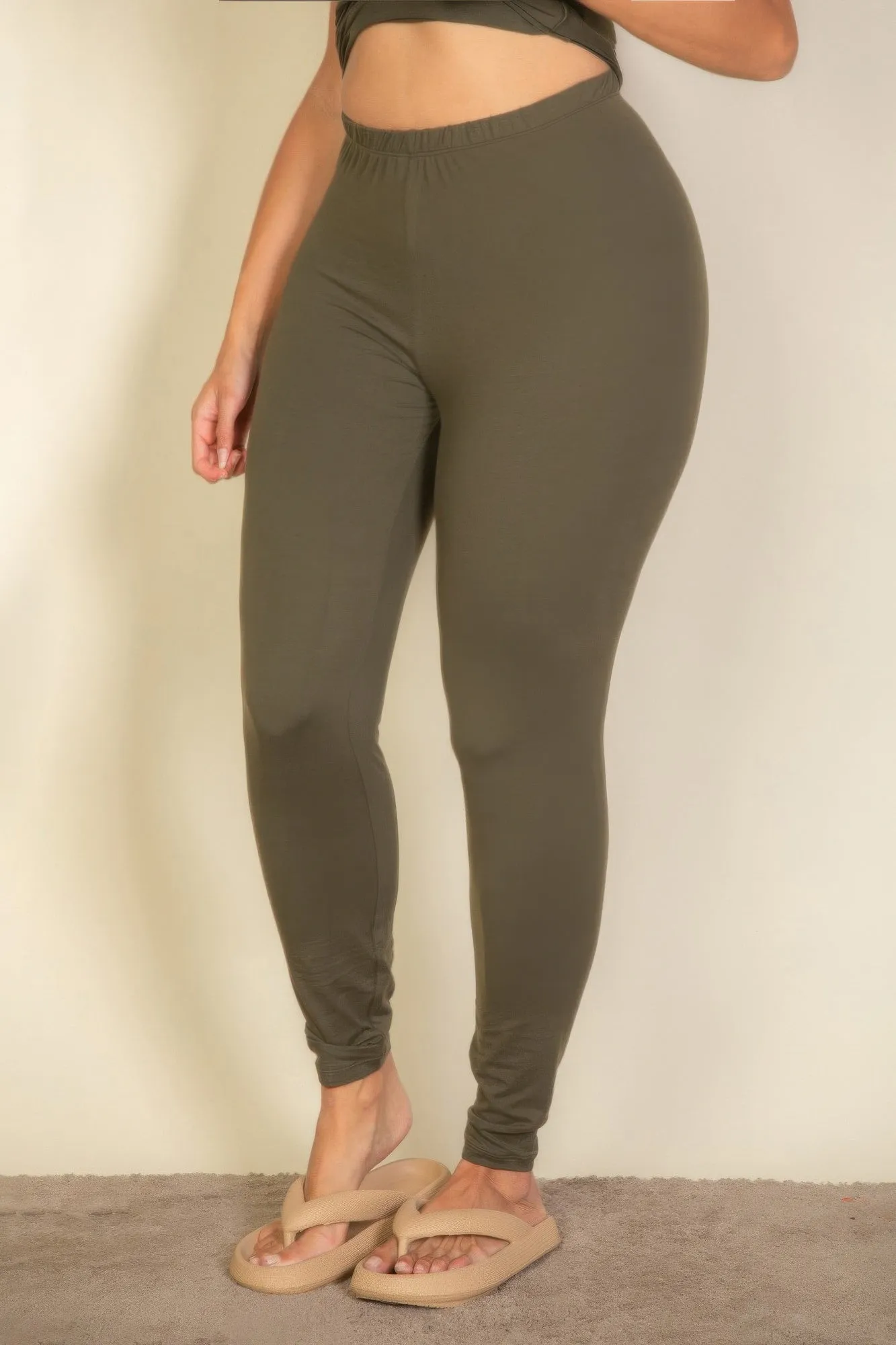 Basic Solid Leggings