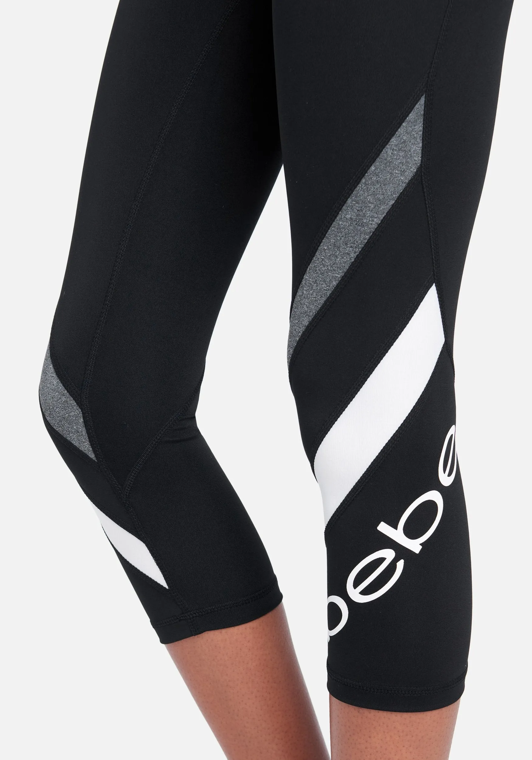 Bebe Colorblock Capri Legging