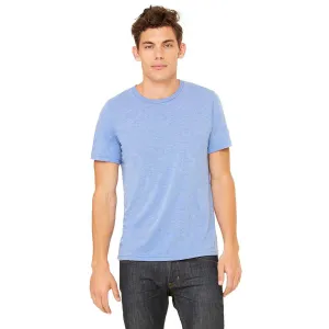 Bella   Canvas Unisex Blue Triblend Short-Sleeve T-Shirt