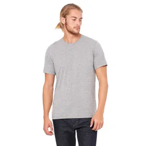 Bella   Canvas Unisex Deep Heather Speckled Poly-Cotton Short-Sleeve T-Shirt