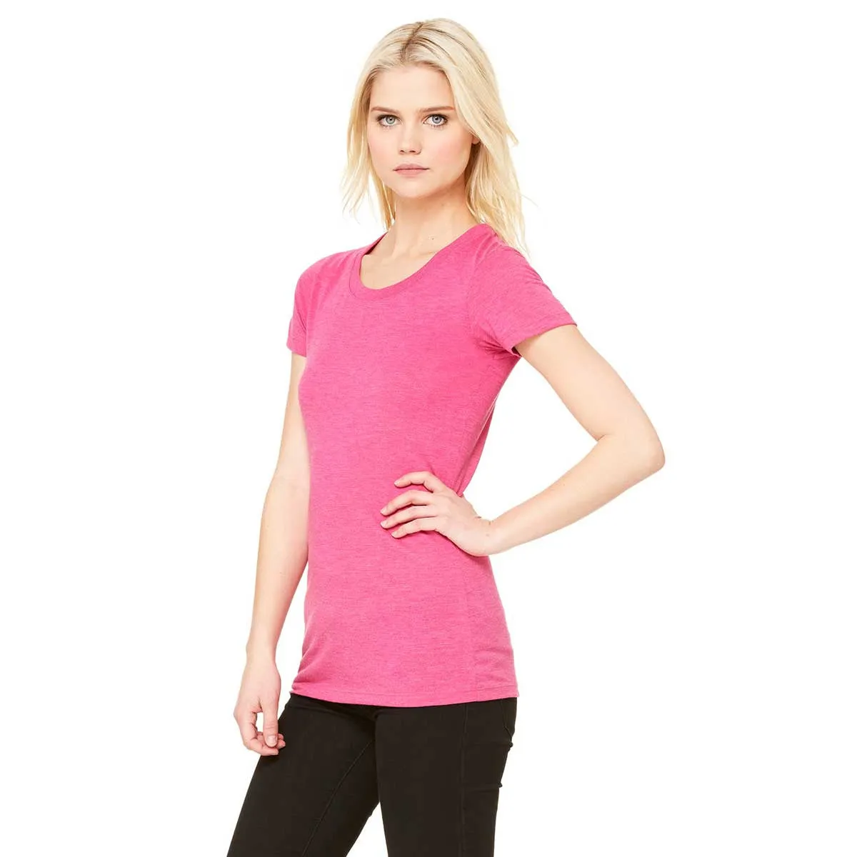 Bella   Canvas Women's Berry Triblend Short-Sleeve T-Shirt