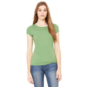 Bella   Canvas Women's Leaf Sheer Jersey Short-Sleeve T-Shirt