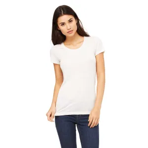 Bella   Canvas Women's Oatmeal Triblend Short-Sleeve T-Shirt