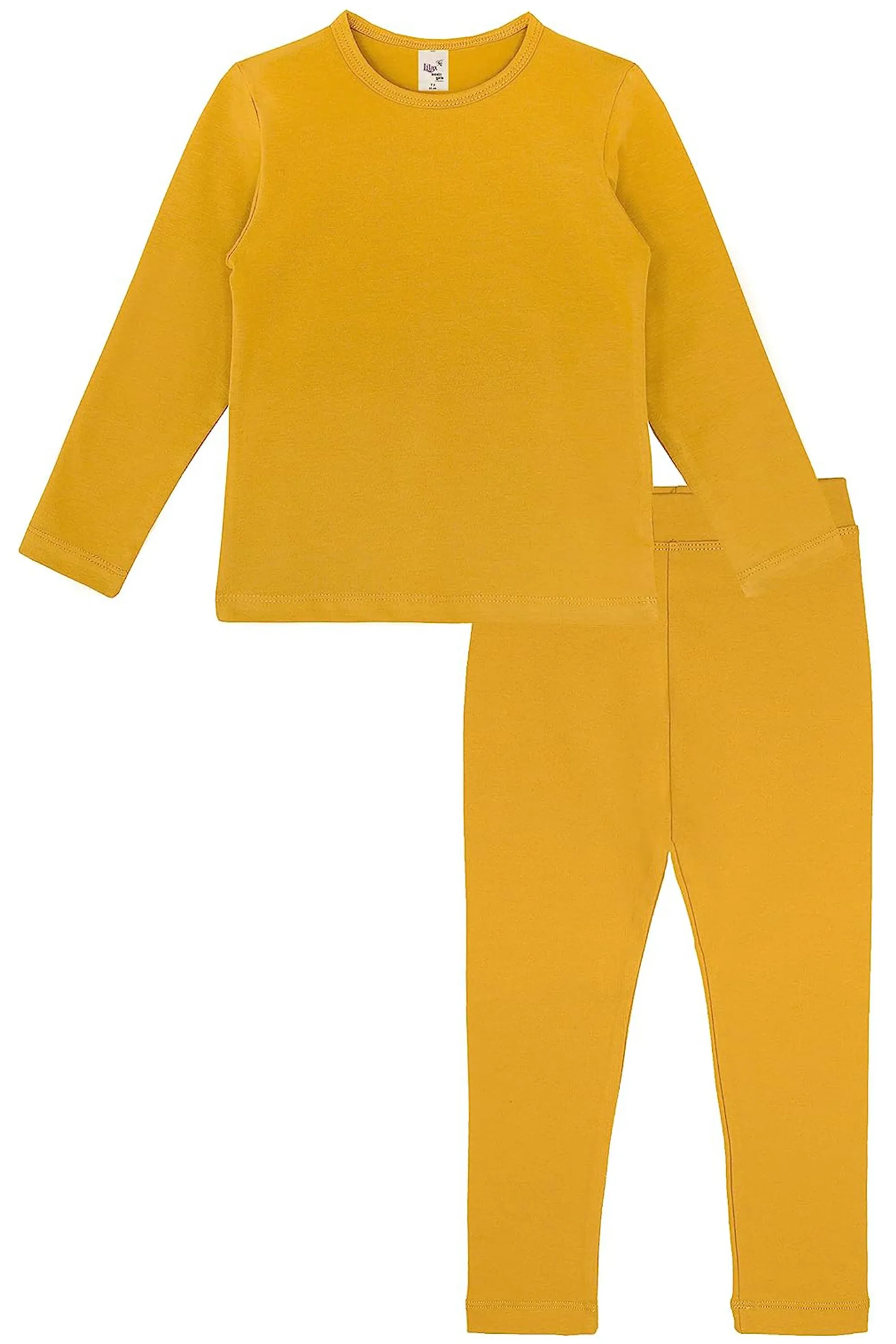Big Girls Cotton Crewneck Basic T-Shirt & Leggings Set