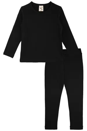 Big Girls Cotton Crewneck Basic T-Shirt & Leggings Set