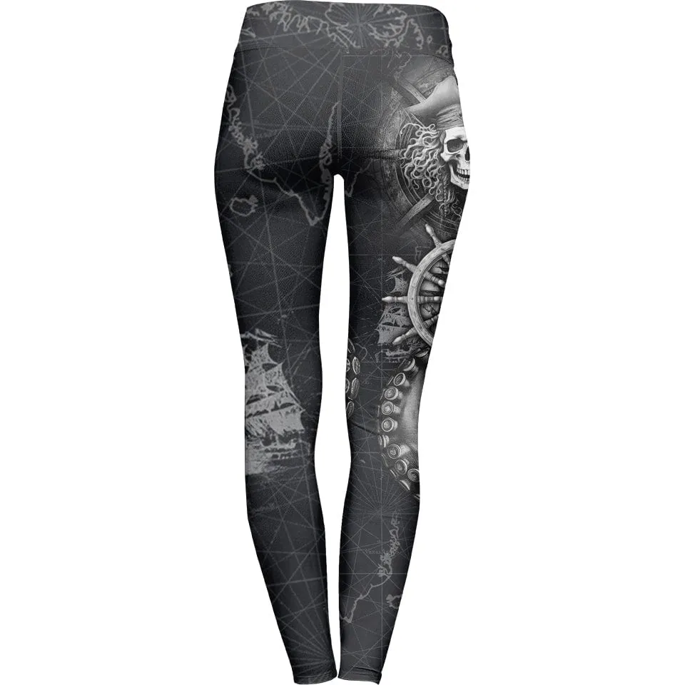 Black Beard Leggings