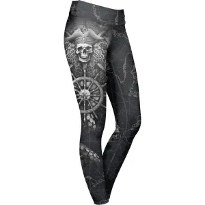 Black Beard Leggings