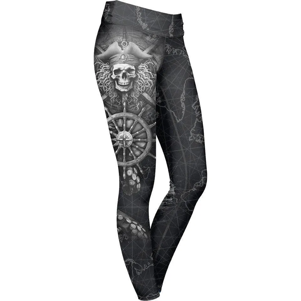 Black Beard Leggings