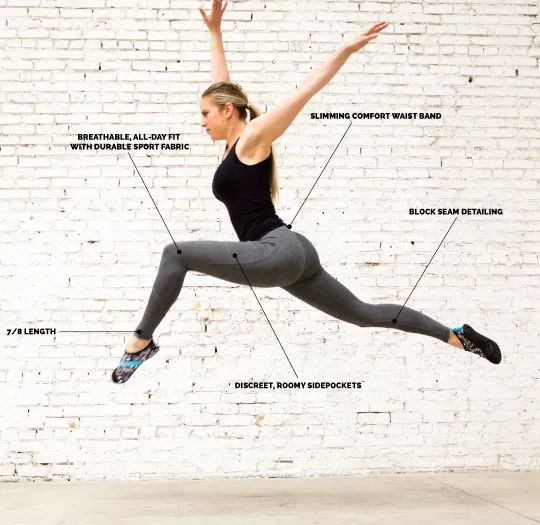 Black Crossover Athletic Leggings