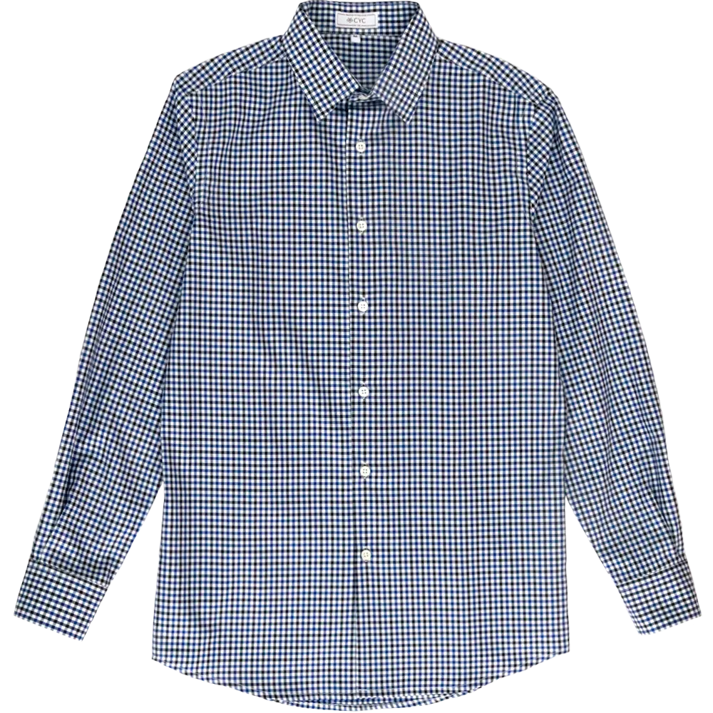Blue Gingham Men's Shirt