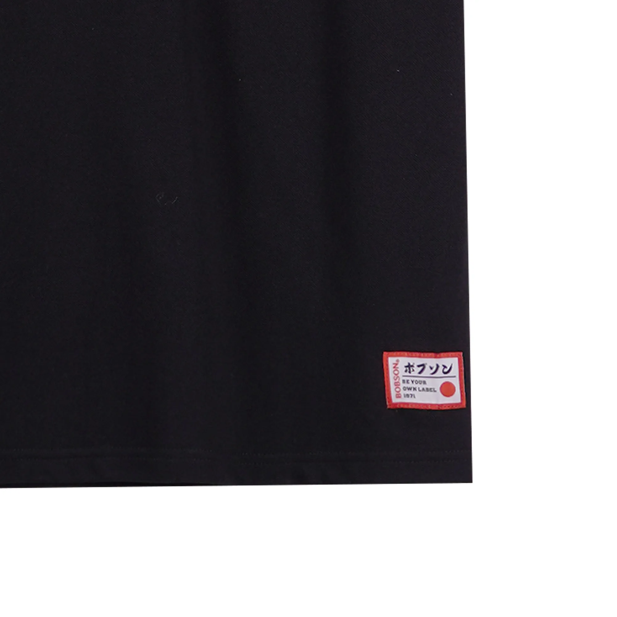 Bobson Japanese Men's Basic Collared Shirt for Men Trendy Fashion High Quality Apparel Comfortable Casual Polo shirt for Men Slim Fit 126595 (Black)