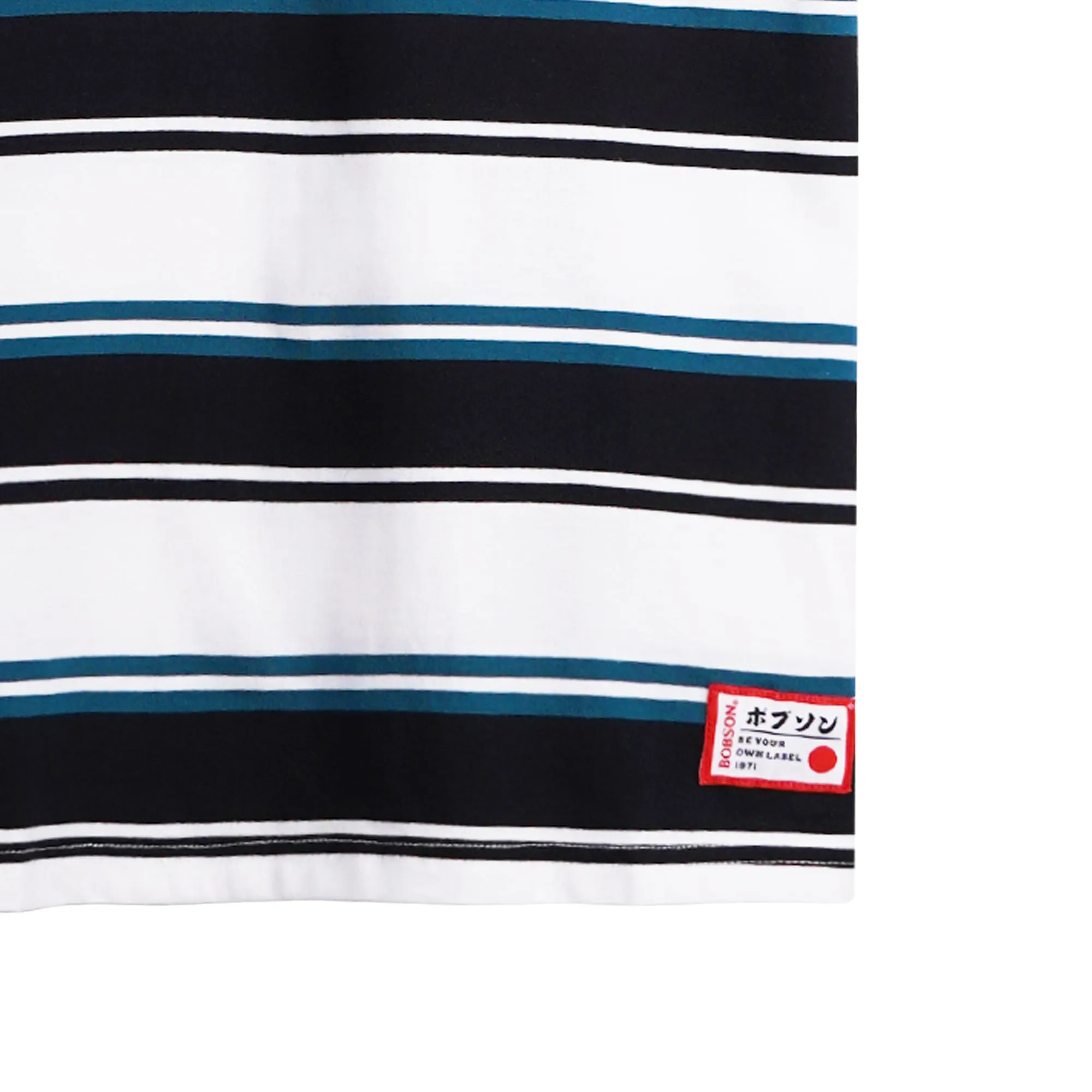Bobson Japanese Men's Basic Striped Collared shirt for Men Trendy fashion High Quality Apparel Comfortable Casual Polo shirt for Men Slim Fit 126573 (Black)