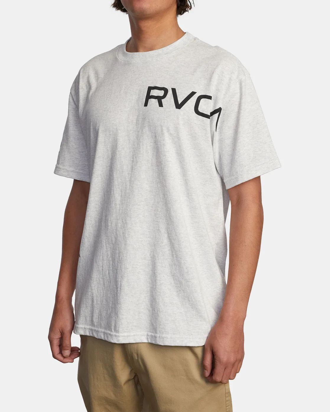 Branded Tee - Light Grey Heather