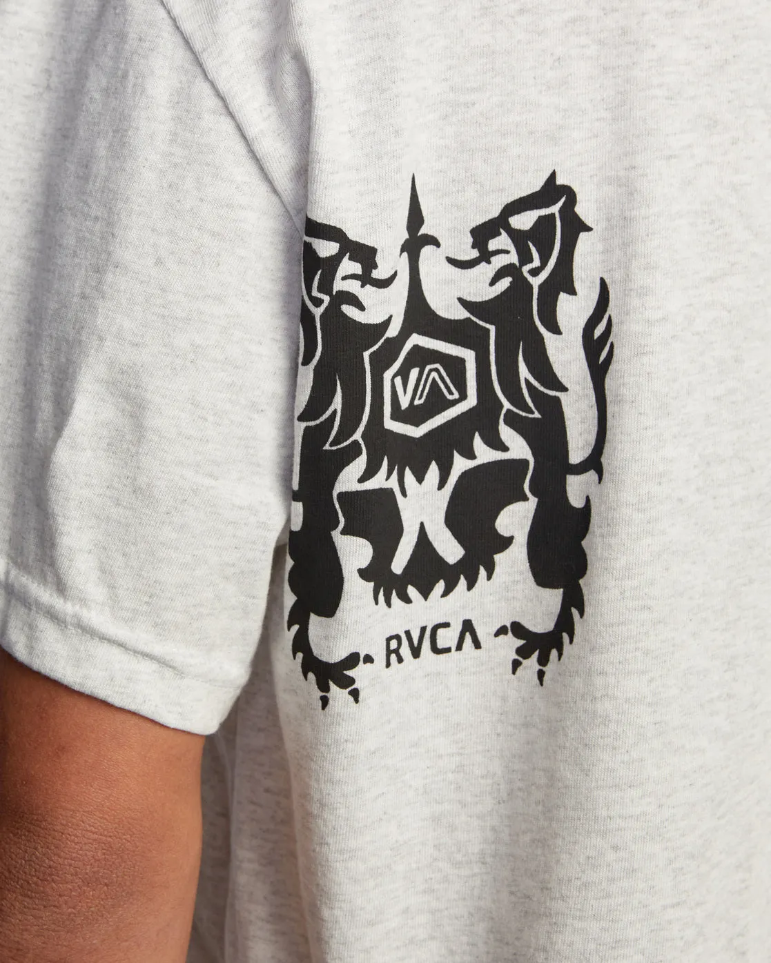 Branded Tee - Light Grey Heather