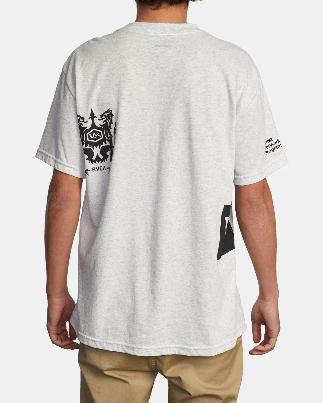Branded Tee - Light Grey Heather