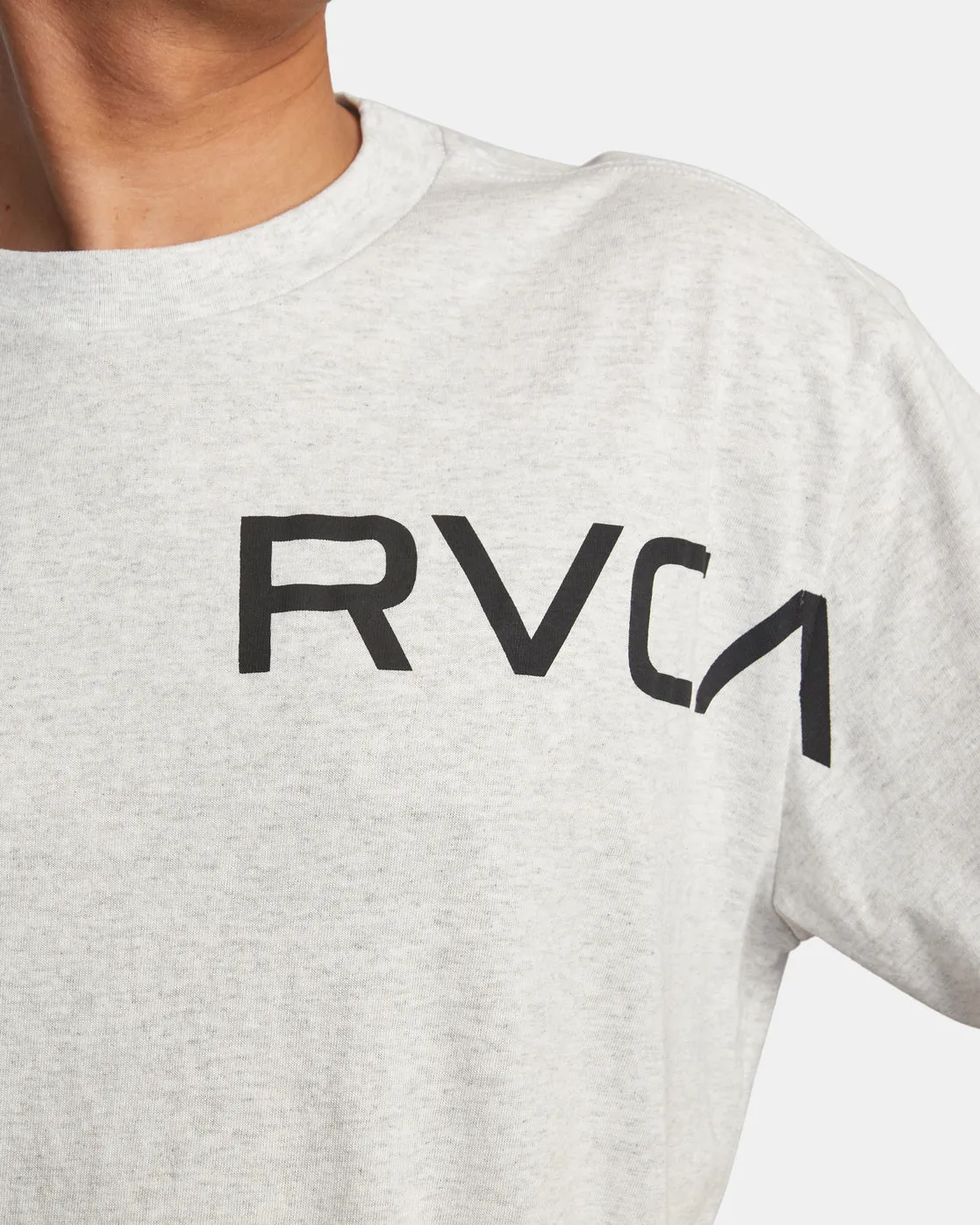 Branded Tee - Light Grey Heather