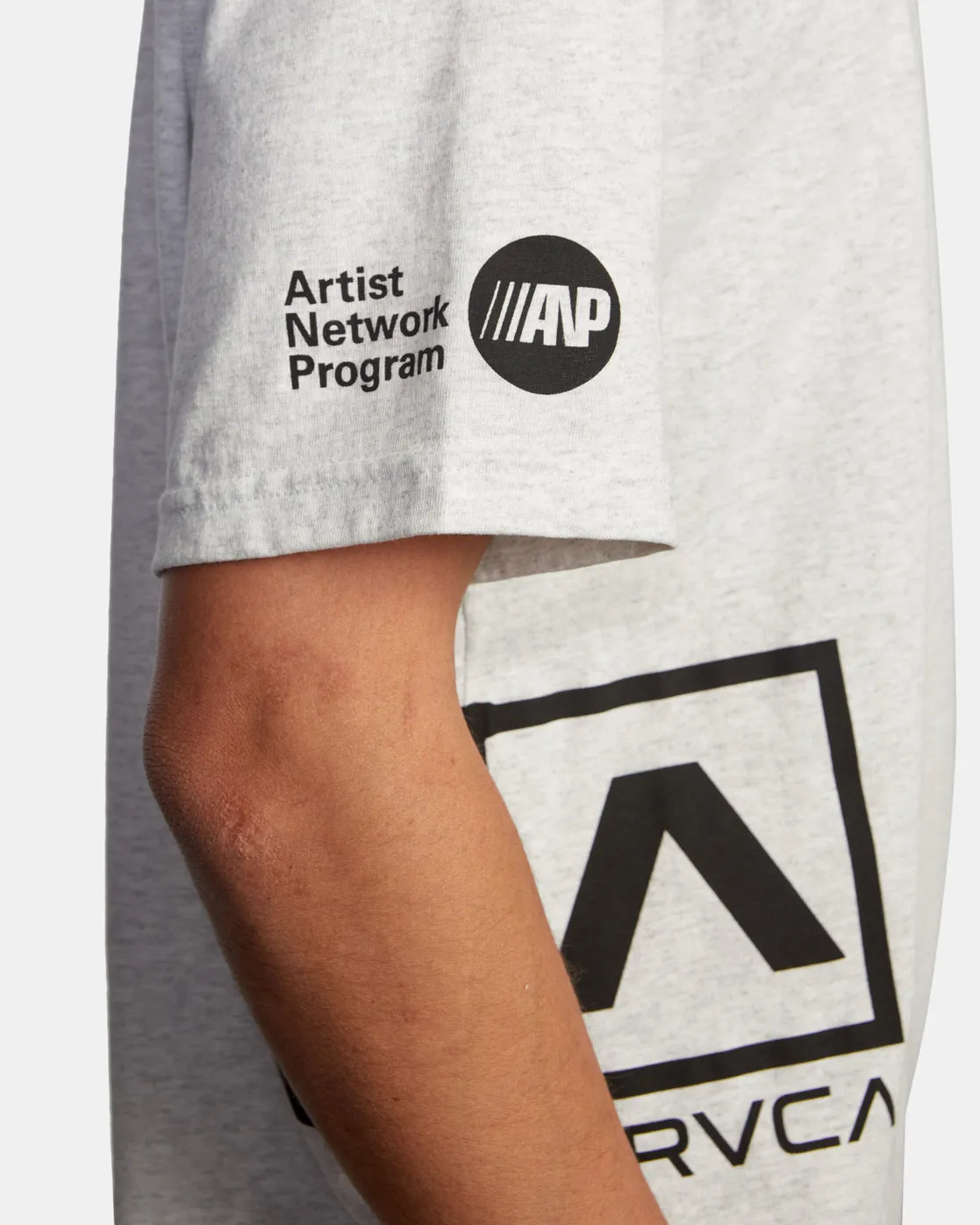 Branded Tee - Light Grey Heather