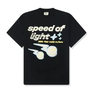 Broken Planet Market Speed of Light T-Shirt - Midnight Black