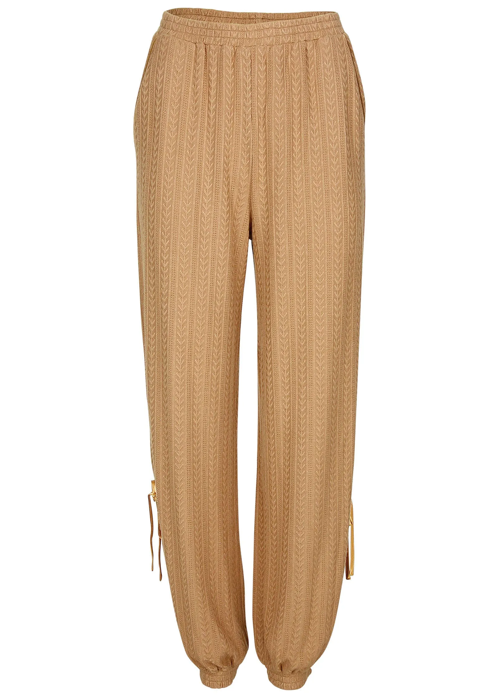 Brunch Knit Joggers - Camel