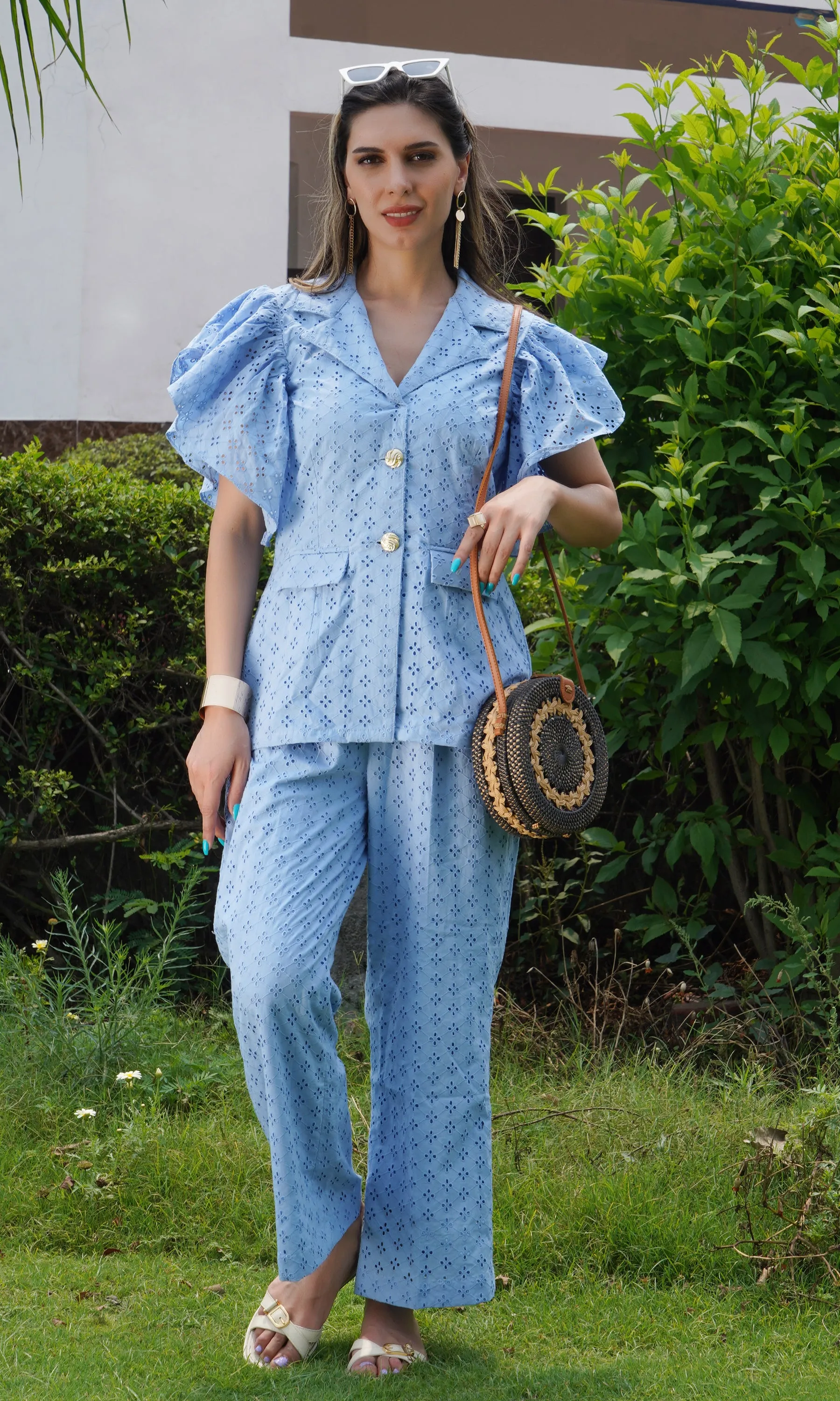Carol Schiffli Co-ord Set (LW30)