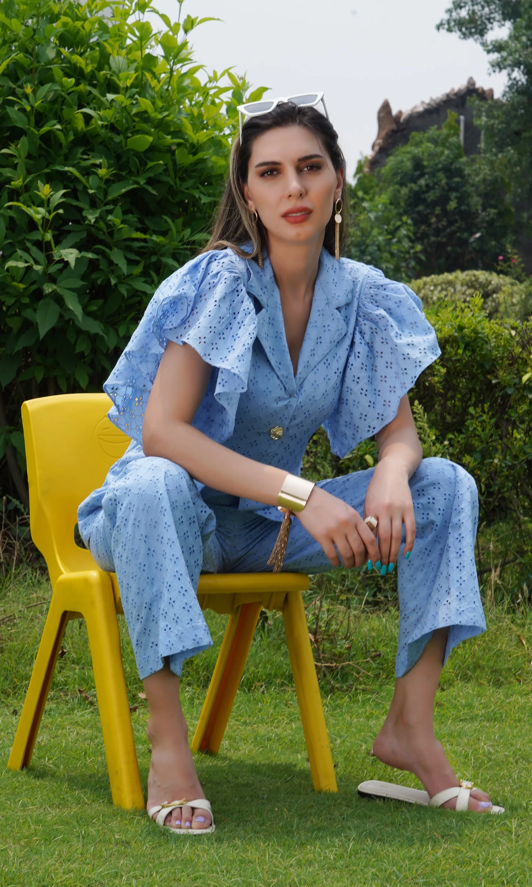 Carol Schiffli Co-ord Set (LW30)