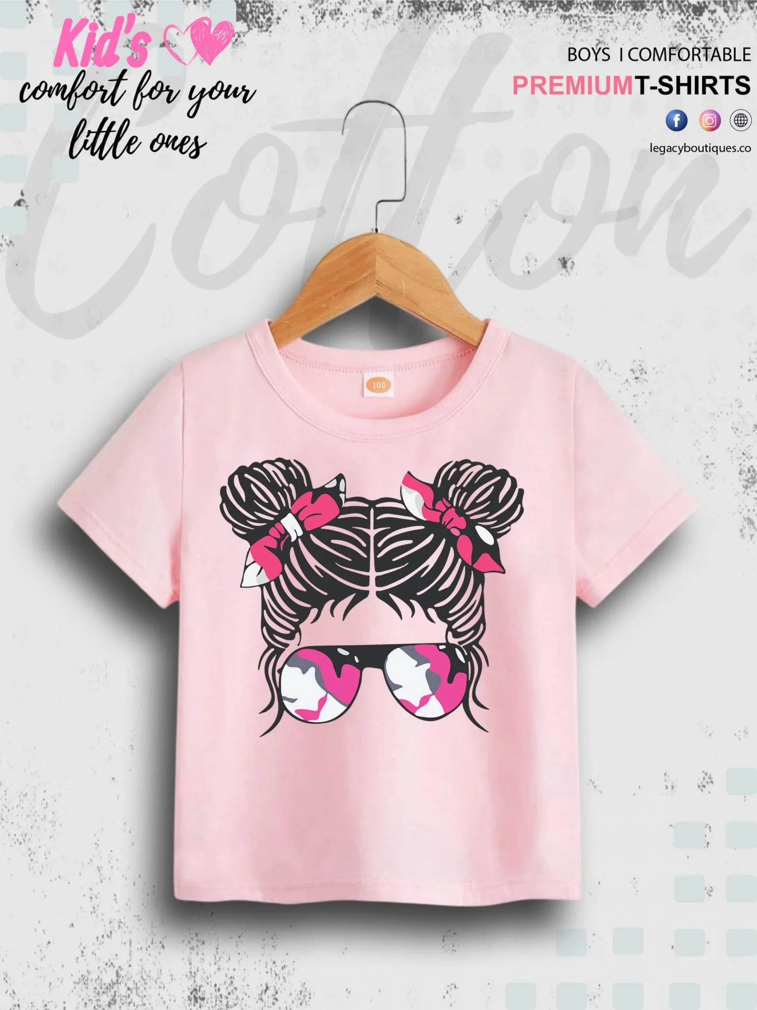 Casual Kids Short Sleeve Girls T-Shirt In Cheapest Price Only In BD