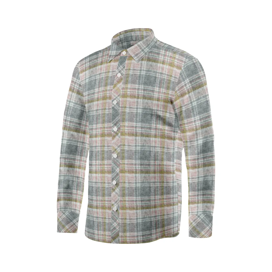 CHECKED SUSTAINABLE CASUAL  COTTON SHIRT