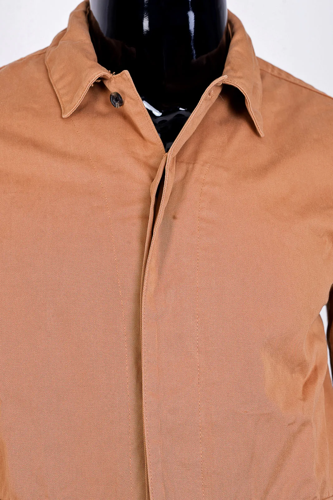 classic overshirt in tan