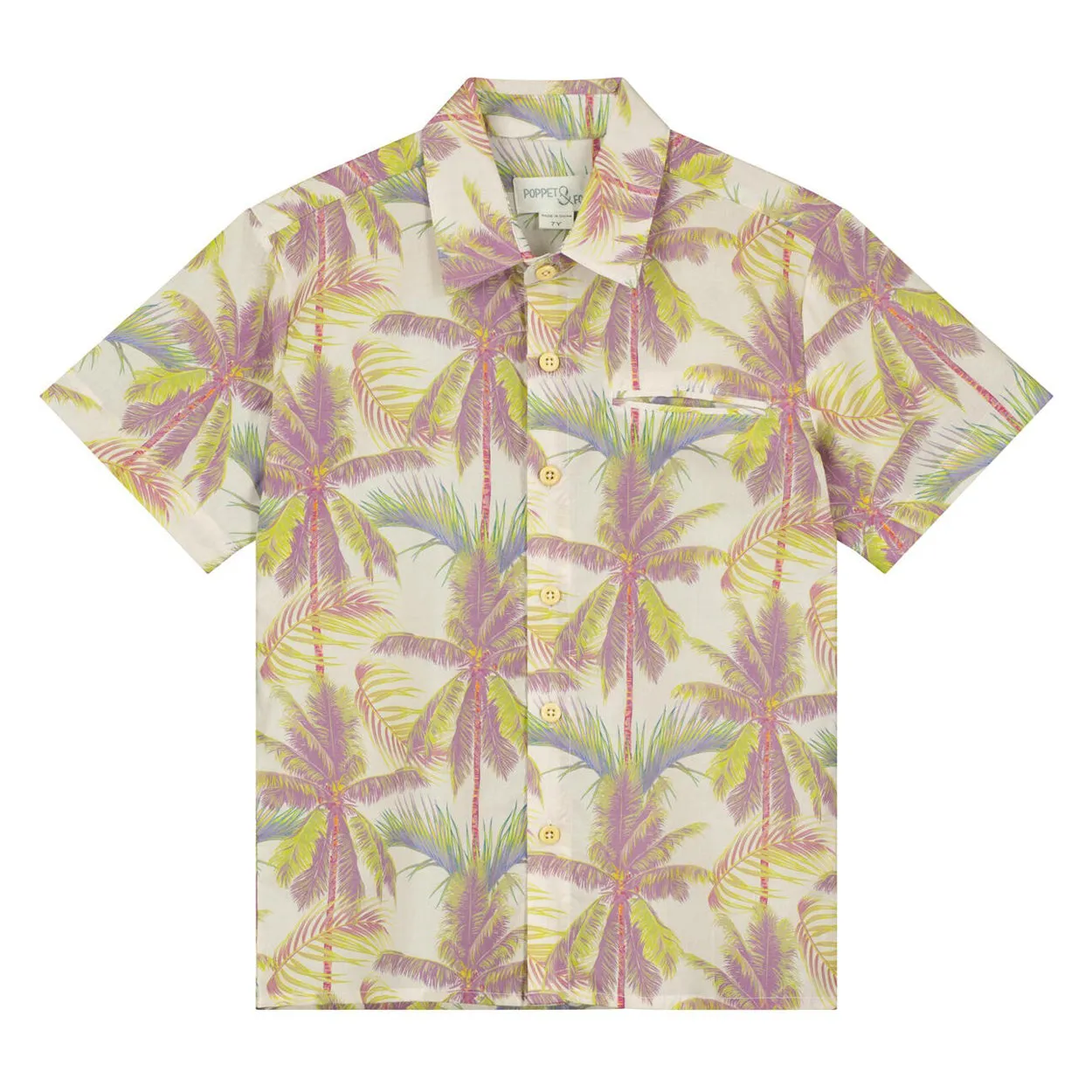 Collared Short-sleeve Shirt - South Beach