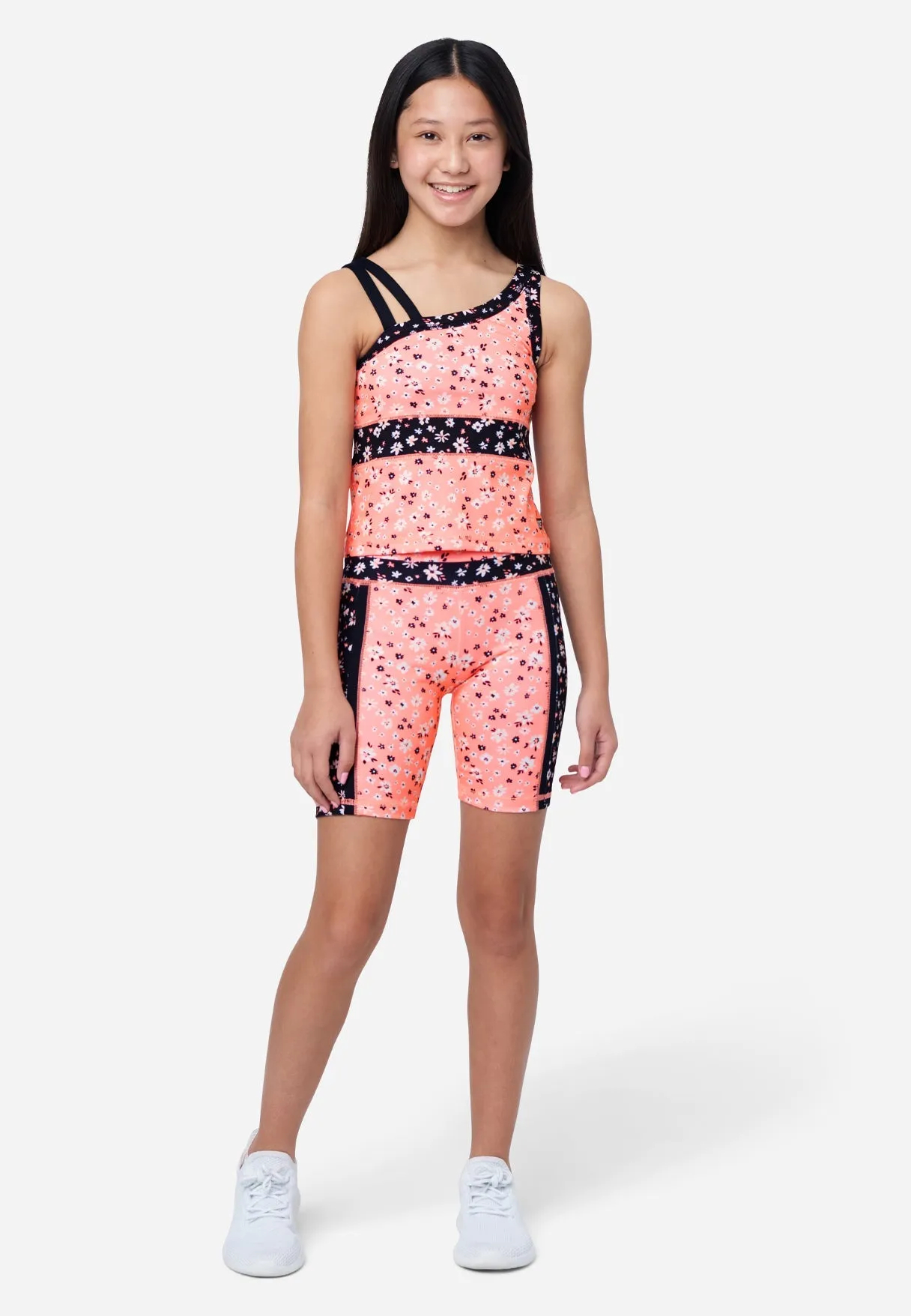 Collection X by Justice One Shoulder Workout Tank