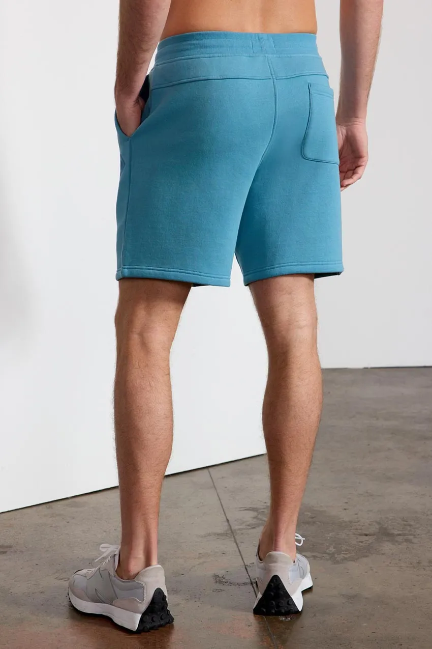 Comfort Men's Fleece Short - Adriatic Blue