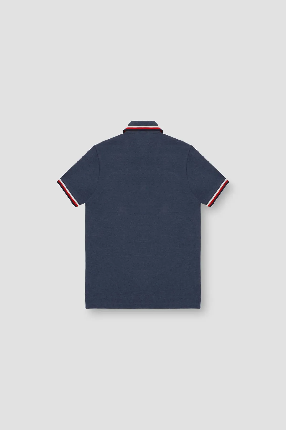 Contrast Polo T-Shirt For Men - Navy Melange