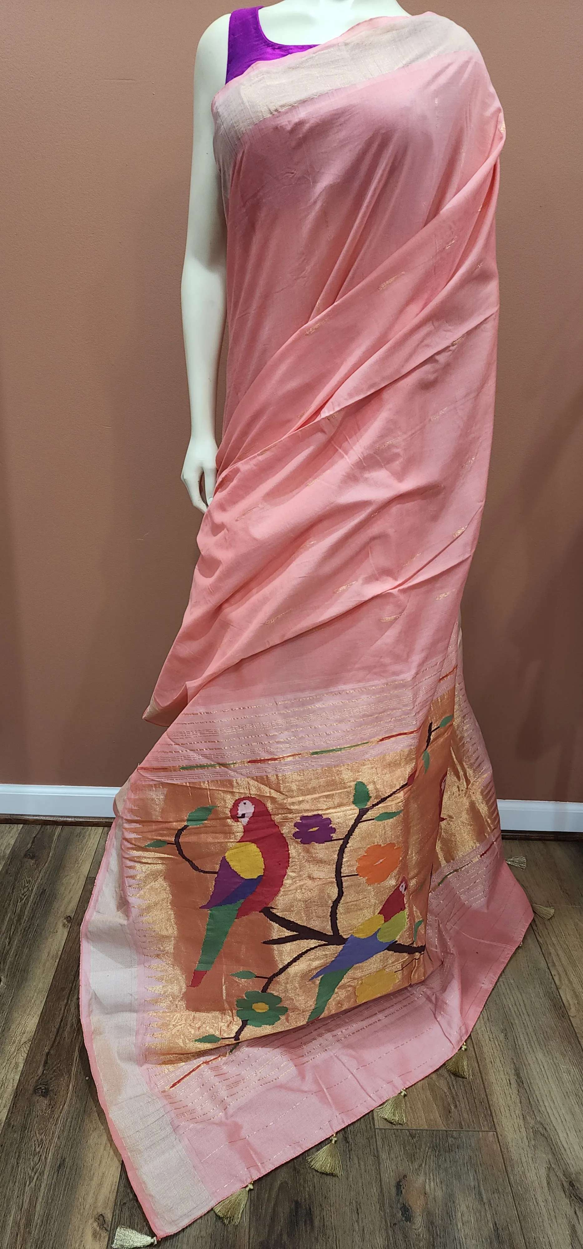 Cotton Paitani Saree Collection.