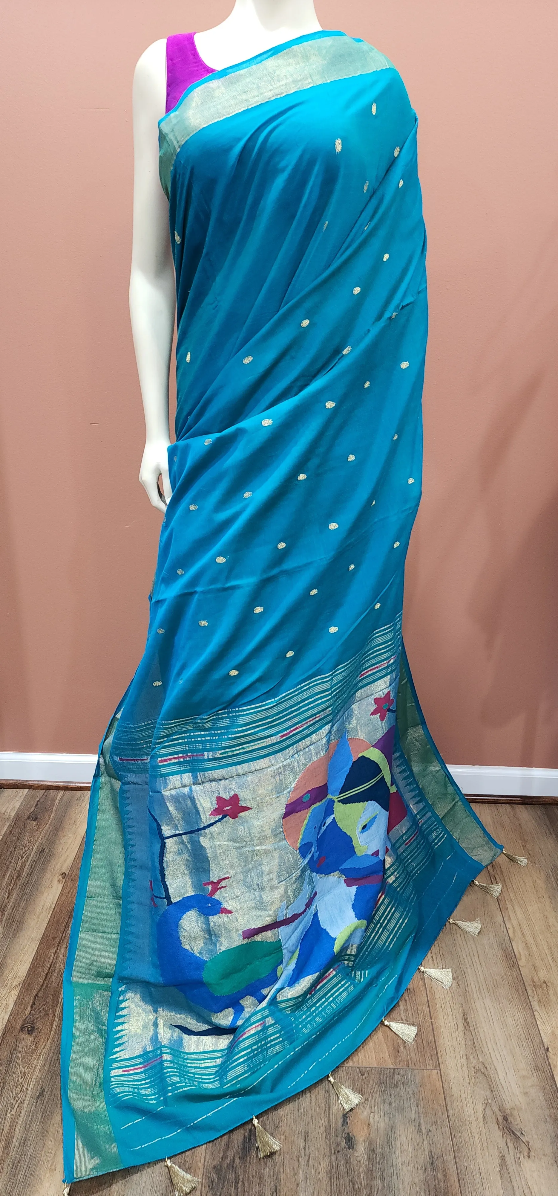 Cotton Paitani Saree Collection.